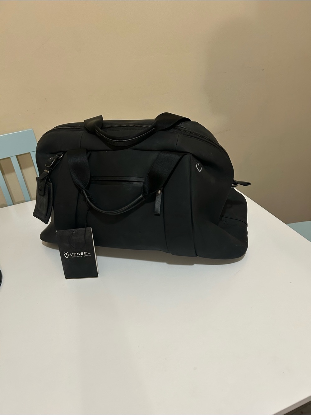 VesseL USA Black Duffel Bag
